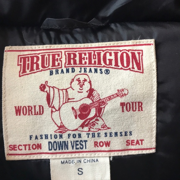True religion black vest. - Picture 3 of 3